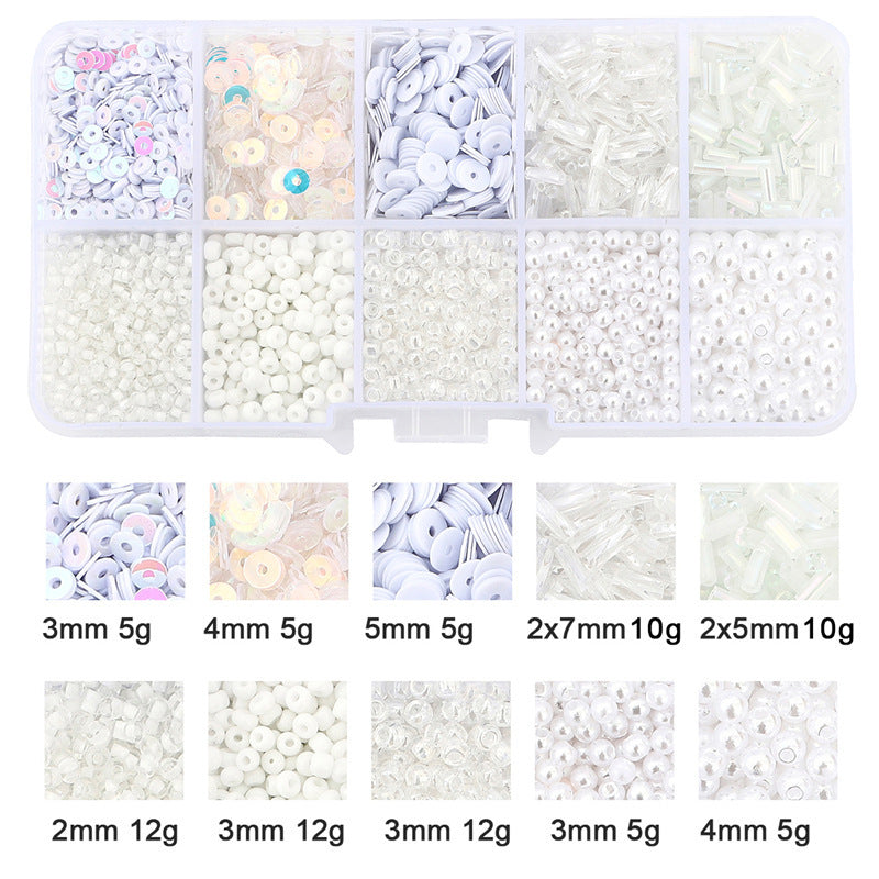 Glass Beads Handmade Diy Same Color Sequin Beads