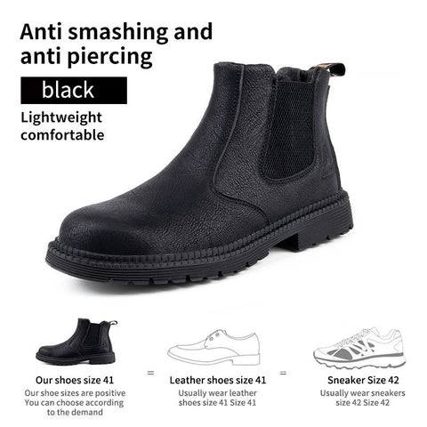Chaussures de sécurité antidérapantes, imperméables, résistantes à l'huile et de protection