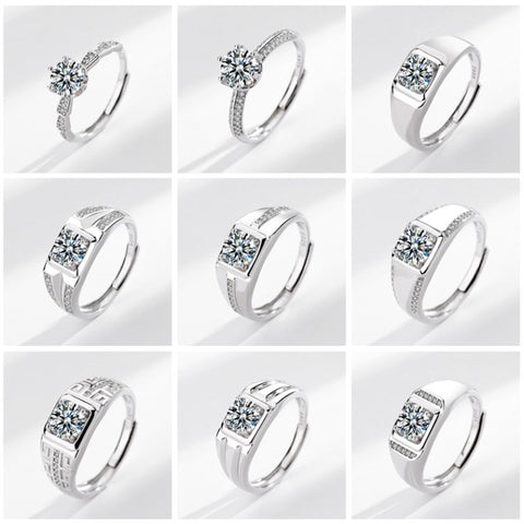 Bague de couple Mozan Diamond un carat