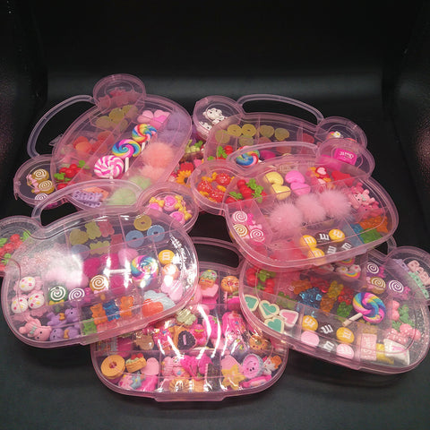 Accessoires Kawaii à design spécial pour nail art en résine