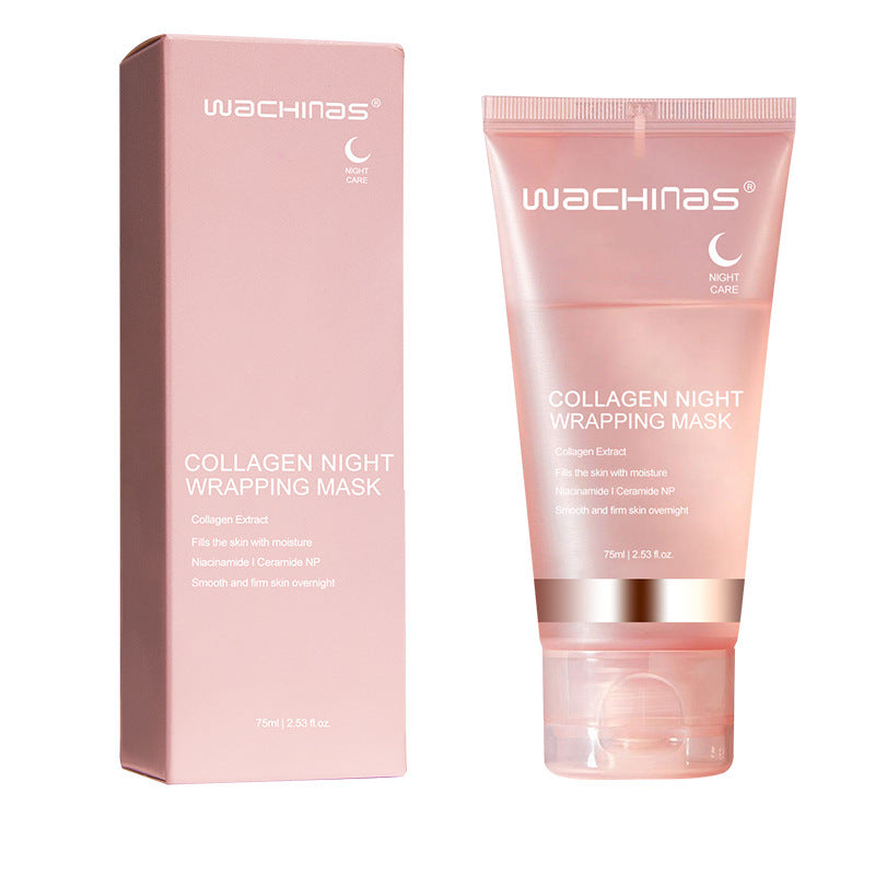 Collagen Mask Night Tear And Pull for Skin | VIRAL COLLAGEN WRAPPING PEEL OFF Mask