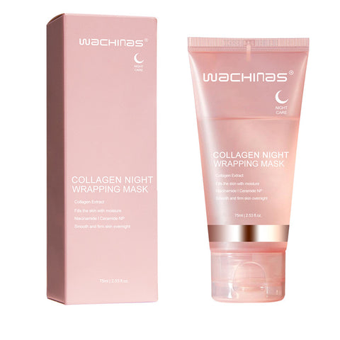 Masque Collagène Nuit Déchirable et Tenseur pour la Peau | Masque PEEL OFF au COLLAGÈNE ENVELOPPANT VIRAL
