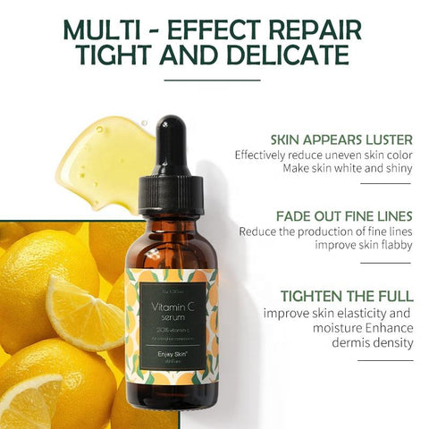 Sérum Éclaircissant VC Prêt à Expédier Vitamine C 30ml Éclat Lisse Renouvellement Visage