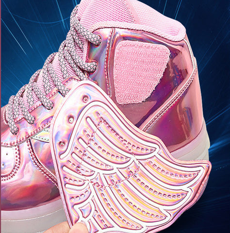 Chaussures à roulettes lumineuses à double roue pour étudiant