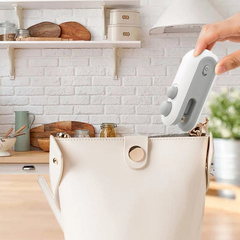 Scelleuse de sachets de chips sous vide, scelleuse thermique portable rechargeable par USB pour sacs de rangement alimentaire, gadgets de cuisine