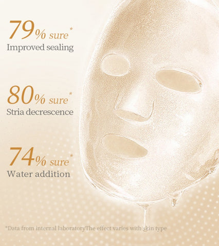 Masque Visage Anti-rides Hydratant Éclaircissant au Collagène