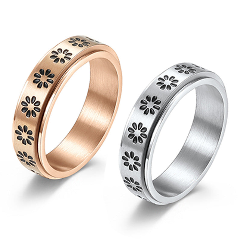Buy Sunflower Rotating Ring online at Fashionner