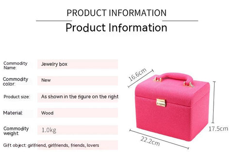Waterproof Portable Cosmetics Storage Box - Fashionner