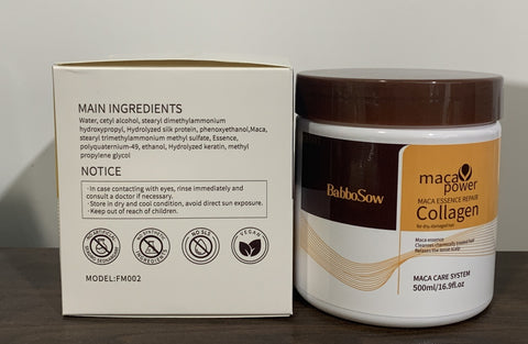 Masque Capillaire Hydratant au Collagène Crème Nourrissante Douce Nettoyage Profond Huile Essentielle Soin Capillaire