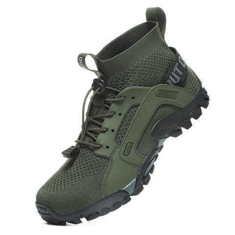 Outdoor Mountaineering Shoes Men's Large Size Hiking Shoes Outdoor Leisure Sports Mountain Hiking Fishing Sets Foot Wading Shoes - Fashionner