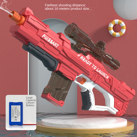 Nouveau pistolet à eau électrique entièrement automatique jouet pour enfants pistolet à eau électrique grande capacité