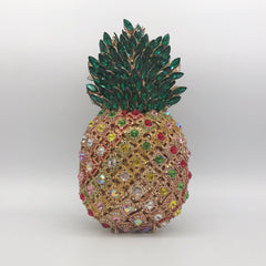 Pineapple Diamond Dinner Bag Fruit Party Banquet Full Diamond Handheld Bag