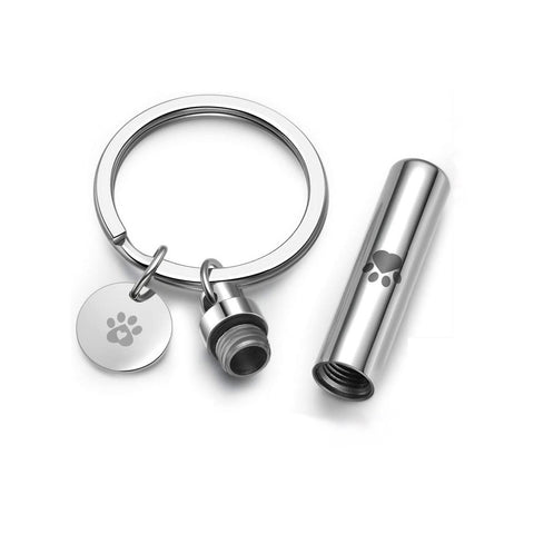 Pendentif cylindrique pour cendres cinéraires, souvenir