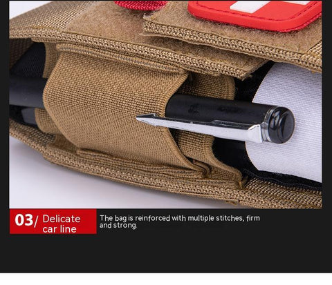 Kit de survie d'urgence pour sports de plein air Trousse de premiers secours de survie sur le terrain