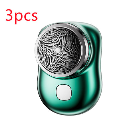 Mini rasoirs électriques portables sans fil pour le visage, rechargeables par USB, rasoir électrique humide et sec indolore, petite machine à raser pour hommes