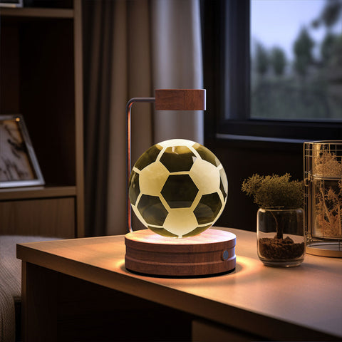 Veilleuse d'intérieur dinosaure cosmique boule de cristal, alimentée par USB, lumière chaude de chevet, cadeau d'anniversaire