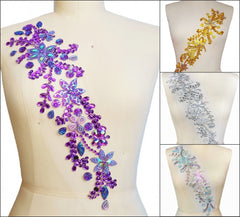 Banquet Evening Dance Dress Costume Belt Cloth Patch