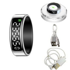 Heart Rate Blood Oxygen Sleep Sports Display Smart Ring