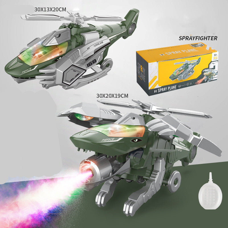 Deformation Fighter Electric Sound And Light Children's Toys