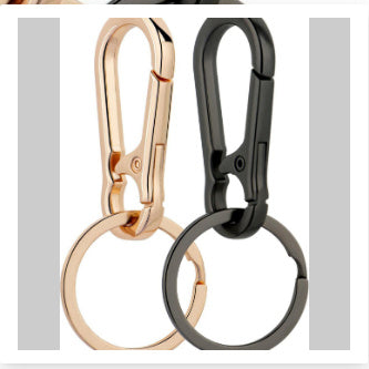 Alloy Metal Schoolbag Belt Car Key Ring