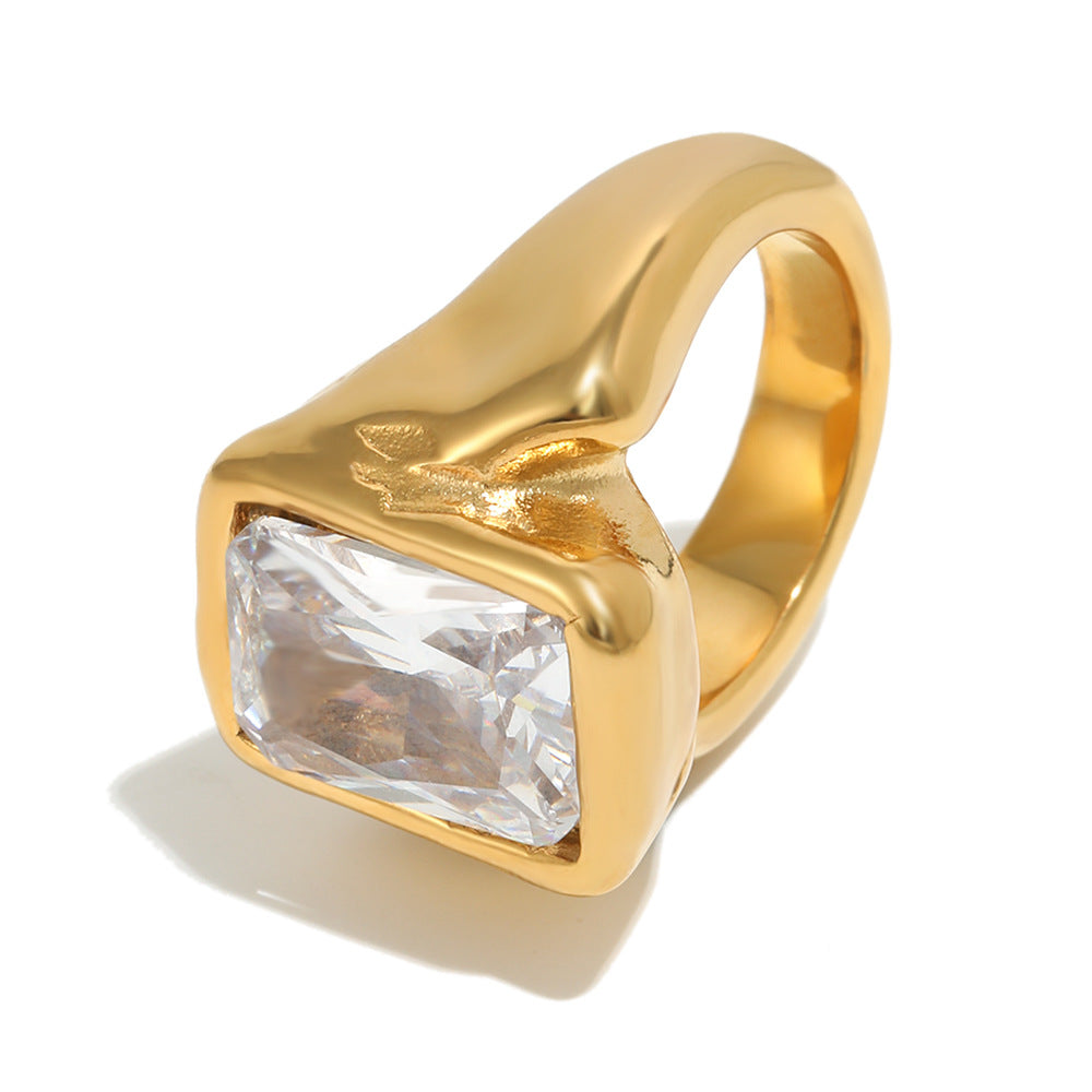 Buy Fashionable And Minimalist Stainless Steel Ring online at Fashionner.