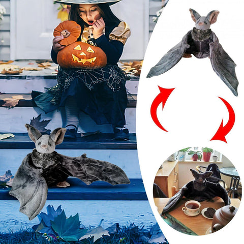 Poupée en peluche de chauve-souris d'Halloween