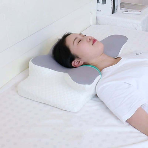 Ergonomic Cervical Pillow For Sleeping Orthopedic Support Pillows Odorless Contour Neck Pain Memory Foam Pillow - Fashionner