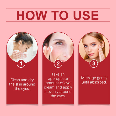 Ouhoe Triple Effect Eye Essence, Lightening Fine Lines, Moisturizing Eyes, Firming And Moisturizing Skin Eye Moisturizing Cream
