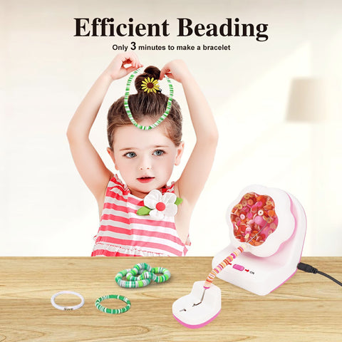 Electric automatic beading machine beading bowl DIY manual beading machine soft ceramic rice bead beading tool beading tool - Fashionner
