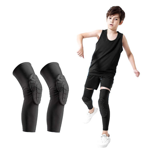 1 genouillère pour enfants, genouillère de sport professionnelle pour enfants, protection de genou anti-collision, basket-ball, patinage, vélo
