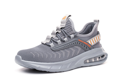 Men And Women Four Seasons Breathable Anti-Smashing And Anti-Piercing Insulated Shoes Steel Toe Cap Work Shoes - Fashionner