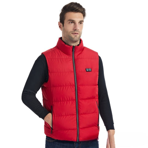 Gilet chauffant intelligent d'hiver, gilet chauffant électrique, rechargeable et chaud, vêtements chauffants électriques anti-froid, corps entier