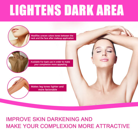 Crème blanchissante, éclaircit et illumine la peau, hydrate et élimine les taches noires.