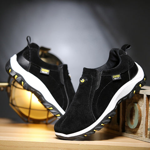 Large Size Men's Shoes Anti-Slip Wear Hiking Shoes Outdoor Low-Top Shoes Breathable Climbing Shoes Casual Sports Shoes - Fashionner