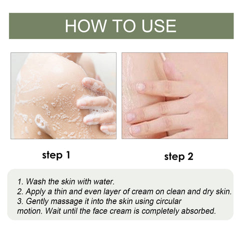 Deep Clean Smooth Cream, Improve Dark Spots Acne Exfoliation Repair Moisturizing Cream