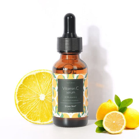 Sérum Éclaircissant VC Prêt à Expédier Vitamine C 30ml Éclat Lisse Renouvellement Visage
