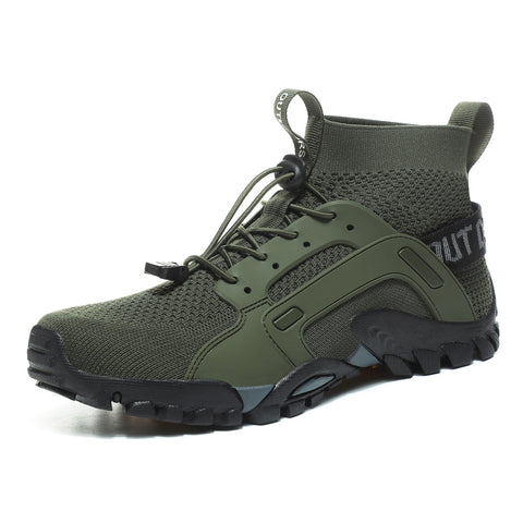 Outdoor Mountaineering Shoes Men's Large Size Hiking Shoes Outdoor Leisure Sports Mountain Hiking Fishing Sets Foot Wading Shoes - Fashionner