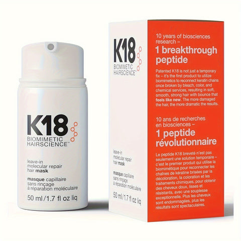 No-Rinse Small Molecule Keratin Hair Mask Nourishes Frizzy And Damaged Hair