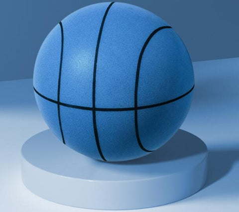 Silent Basketball Moderate Elasticity Anti-deformation Long Lasting Comfortable Touch Anti-Skid Parent-child Interaction Polyure - Fashionner