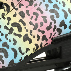 Outdoor Quad Roller Skate Sneaker Skating  Blade Leopard Pattern  Breathable Abec-7 4 Wheels Shoes - Fashionner