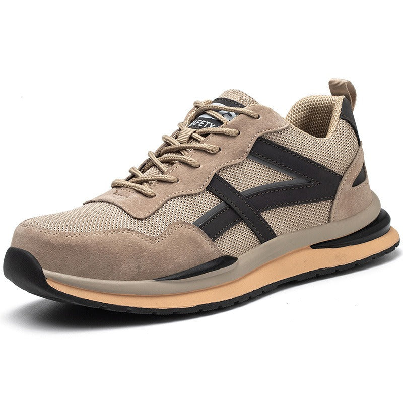 Summer Breathable Anti-Smash And Anti-Puncture Safety Shoes Wear-Resistant Breathable Work Shoes Safety Shoes - Fashionner