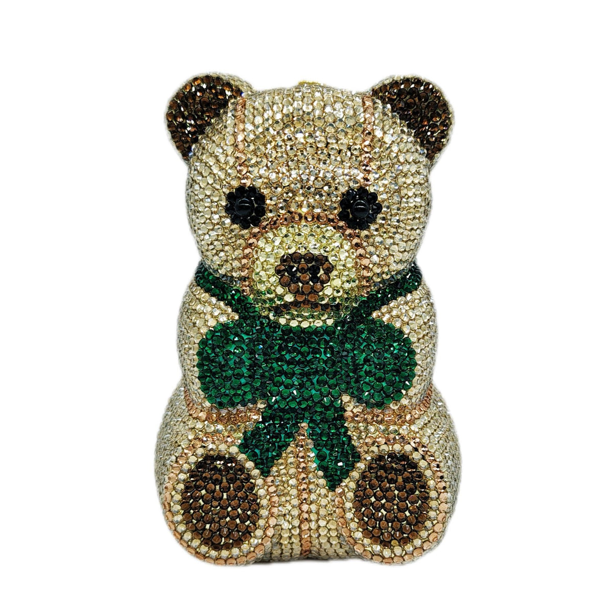 Little Bear Diamond Dinner Bag Light Luxury Banquet Diamond Handbag Animal Party Handbag