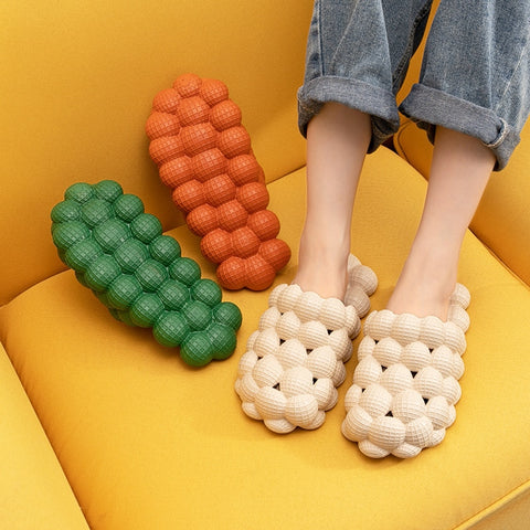 Unisex Slippers Women Men Shoes Bathroom Slipper Indoor Sandals EVA Massage Sandals Home Slippers Non-slip Floor Flip Flops - Fashionner
