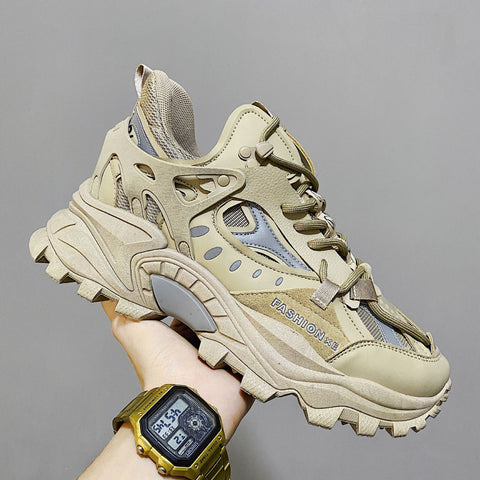 Shoes Men's Ins Trendy Shoes New Thick-Soled Heightened Korean Version With Luminous Men's Sneakers - Fashionner
