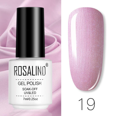 ROSALIND Gel Polish Set Manicure for Nails Semi Permanent Vernis top coat UV LED Gel Varnish Soak Off Nail Art Gel Nail Polish - Fashionner