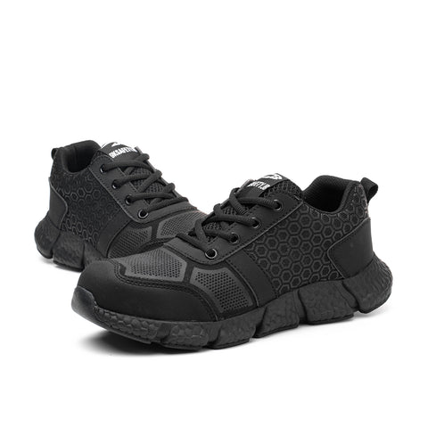 Men's Lightweight Breathable Sports Shoes Safety Shoes Safety Protection Anti-Smash And Anti-Stab Work Safety Shoes - Fashionner