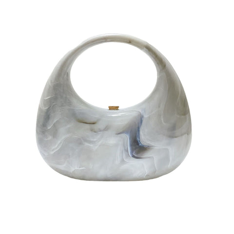 Sac à main pour femme en forme d'œuf d'oie fêlé Moon Ice, sac à bandoulière pour dîner