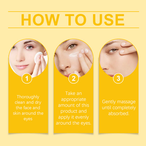 Crème raffermissante pour les yeux réduit les ridules, hydrate et améliore la peau du contour des yeux