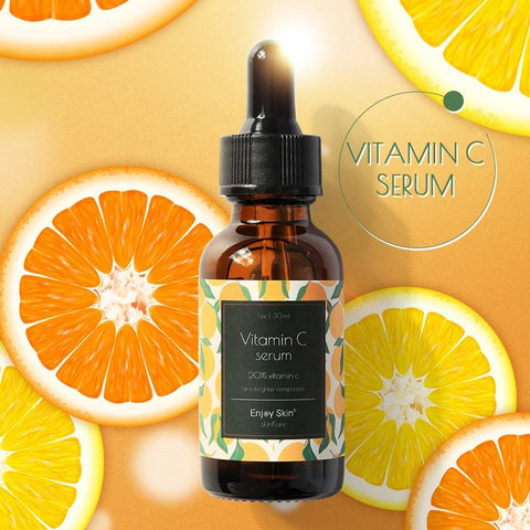 Sérum Éclaircissant VC Prêt à Expédier Vitamine C 30ml Éclat Lisse Renouvellement Visage