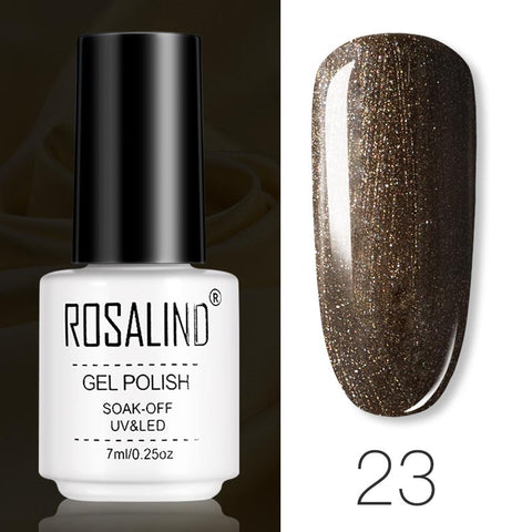ROSALIND Gel Polish Set Manicure for Nails Semi Permanent Vernis top coat UV LED Gel Varnish Soak Off Nail Art Gel Nail Polish - Fashionner
